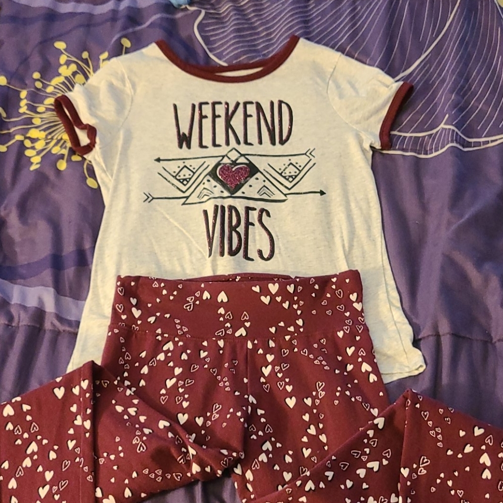 Girls size 10 2 piece set